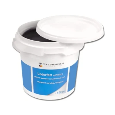 Abbildung von Waldhausen Lederfett Schwarz 500ml