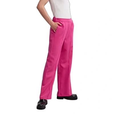 Abbildung von Pieces Pcbossy WIDE NOOS Stoffhose, Damen, Größe: XS, Beetroot purple