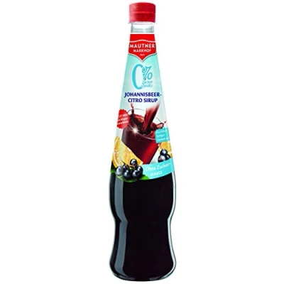 Abbildung von Mautner Markhof Johannisbeer Zitrone 0% Zucker Sirup 6x 700ml