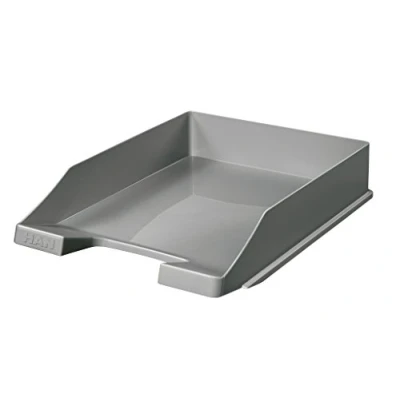 Abbildung von HAN Briefablage KLASSIK, 10 STÜCK Schreibtisch Organizer, Bürobedarf, Ablagefächer, Büromaterial, Briefkorb, Dokumentenablage, bis Format A4/C4, 1027 X 191, dunkelgrau