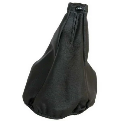 Abbildung von CARPOINT 2512747 Schalthebelverkleidung Leder schwarz Universal