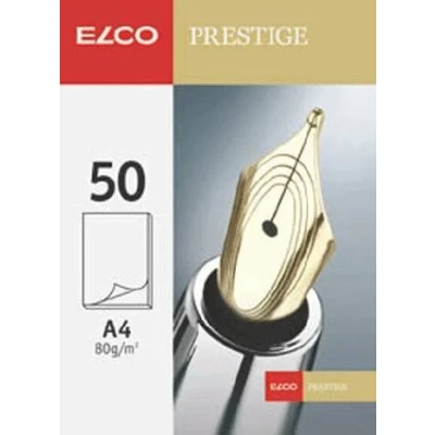 Abbildung von 10 x Elco Schreibblock Prestige A5 hochweiß 80 g/qm blanko 50 Blatt