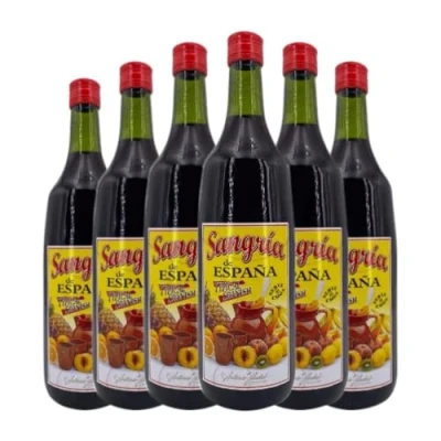 Abbildung von Sangriawein Antonio Nadal España Rakete Flasche 1 L (Schachtel mit 6 von L)