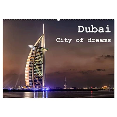 Abbildung von Dubai City of dreams (Wandkalender 2025 DIN A2 quer), CALVENDO Monatskalender