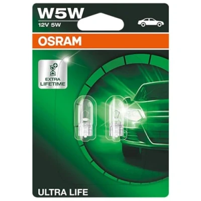 Abbildung von OSRAM ULTRA LIFE 2825ULT 02B Glühlampe, Blinkleuchte 12 5 W5W VOLKSWAGEN: Golf 6, TRANSPORTER 4 Bus, Variant, OPEL: Zafira B