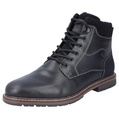 Abbildung von Rieker Schnürstiefelette, Herren, Größe: 44, Schwarz Schuhe