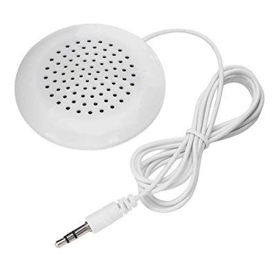Abbildung von Cuifati DIY Kissenlautsprecher 3,5mm Stereolautsprecher, True HD und einzigartiger tragbarer Soft Sound Lautsprecher, Plug In Lautsprecher mit 3,5mmAux Audioeingang