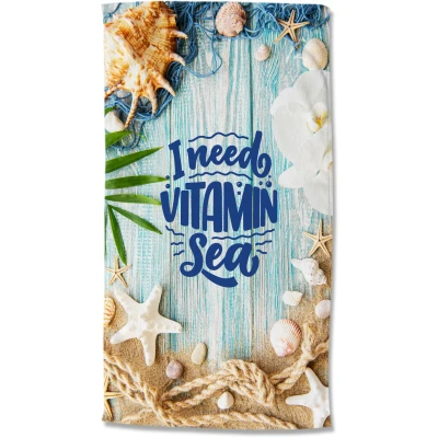 Abbildung von good morning Strandtuch &quot;Vitamin Sea&quot;, (Packung, 1 St., stuck), schnell trocknet