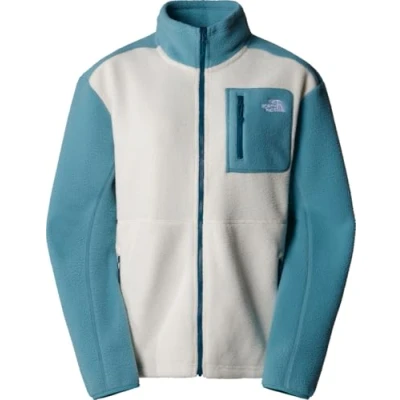 Abbildung von The North Face Yumiori FULL ZIP Fleecejacke, Damen, Größe: XL, White dune algae blue m