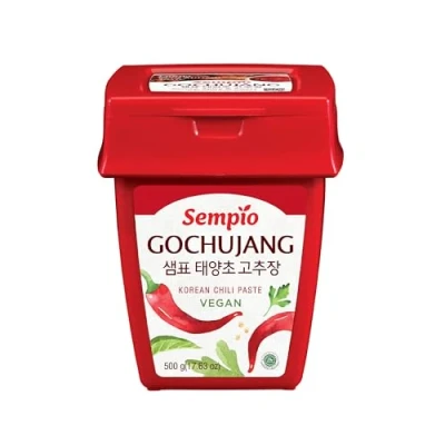 Abbildung von Sempio Gochujang (500g/1.1lbs) Koreanisches Chilipaste, Süß, Herzhaft &amp; Scharf. Rote Pfeffersauce für Tteokbokki, Koreanische Küche. Vegan