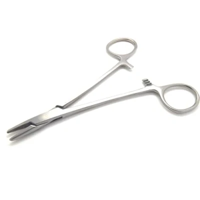 Abbildung von Verriegelungszange, Kugel, Ohrringhalter, Mayo Hegar, Angelzange, Veterinärwerkzeug, 14 cm