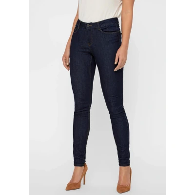 Abbildung von Vero Moda Vmseven Shape UP Jeans Skinny Fit, Damen, Größe: XSx34, Dark blue denim