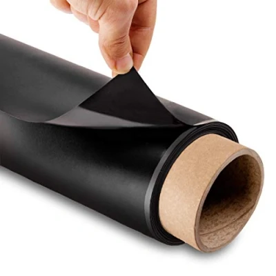 Abbildung von Magnetfolie (magnets4you) schwarz beschichtet, Breite 615x0,85 mm, Laufm.