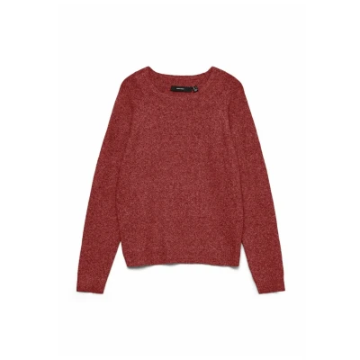 Abbildung von Vero Moda Vmdoffy O NECK Strickpullover, Damen, Größe: Large, Syrah