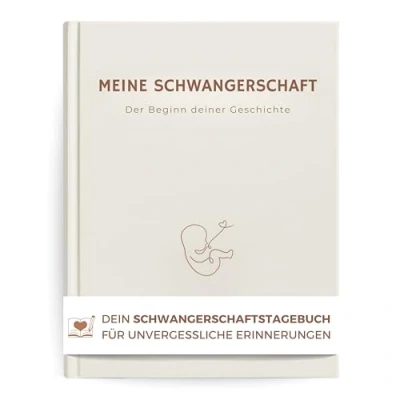 Abbildung von memoriecation Schwangerschaftstagebuch Dein Schwangerschaftsbuch zum Ausfüllen für unvergessliche Erinnerungen Tagebuch Schwangerschaft, Meine Schwangerschaft Buch, Geschenk Schwangere