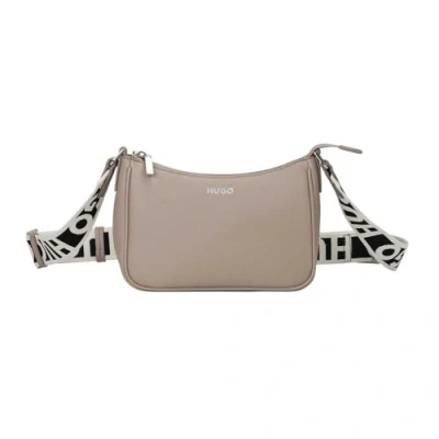 Abbildung von HUGO Umhängetasche Bel Crossbody N, Schultertasche, Damen Handtasche mit breitem Umhängeriemen