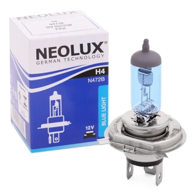 Abbildung von NEOLUX N472B Glühlampe, Fernscheinwerfer H4 12V 60 / 55W 5000K Halogen VOLKSWAGEN: GOLF 2, Multivan 5 (7HM, Polo V Schrägheck