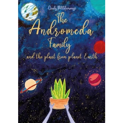 Abbildung von the Andromeda Family and plant from planet Earth