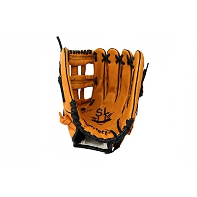 Abbildung von SL 127 REG braun Baseball Handschuh, Schweinsleder, Outfield, Größe 12,7&quot; (inch) (für Rechtshänder, Wird an der linken Hand getragen)