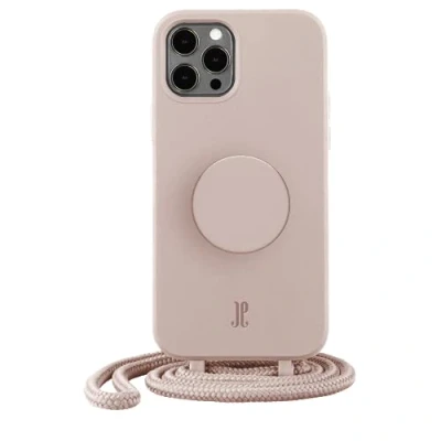 Abbildung von PopSockets Handyhülle mit Kette Rose Breath iPhone 12 Pro Max