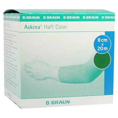 Abbildung von Askina Haftbinde Color 8 cmx20 m grün 1 St