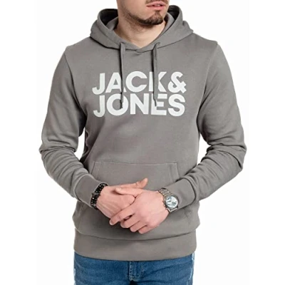 Abbildung von Jack &amp; Jones Kapuzensweatshirt mit Kängurutasche