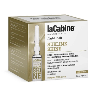 Abbildung von laCabine Flash Hair Sublime Shine Ampoule 7 x 4 ml