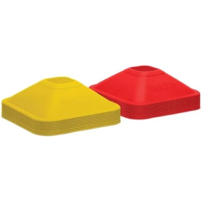 Abbildung von SKLZ 2 Inch Mini Cones for Agility and Plyometric Training, Set of 20, rot und gelb, 3426