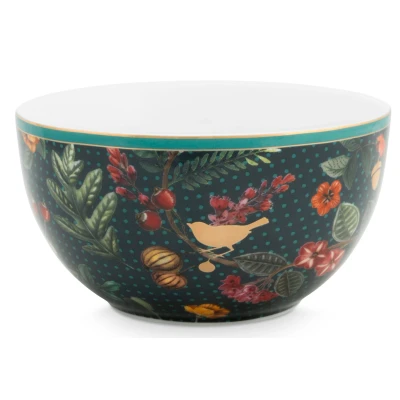 Abbildung von PIP STUDIO Winter Wonderland Overall Dark Blue Bowl 12 cm