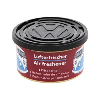 Abbildung von VW Collection by BRISA Raumduft Volkswagen Lufterfrischer fürs Auto (1 St), Duftdose Cherry im T1 Bulli Design