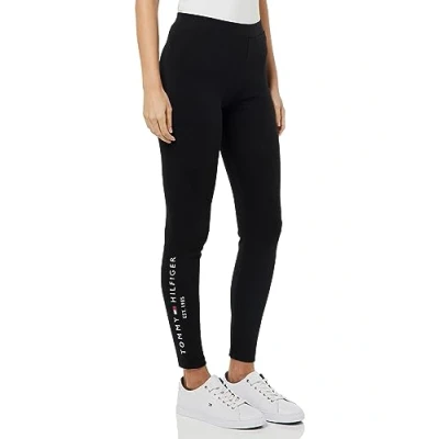 Abbildung von Tommy Hilfiger Heritage Leggings Hosen, Damen, Größe: Small, Black