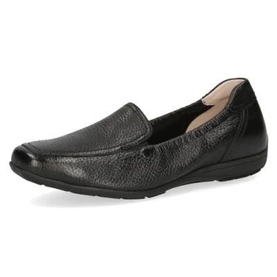 Abbildung von CAPRICE Damen Slipper aus Leder Elegant, Schwarz (Black Deer), 37 EU