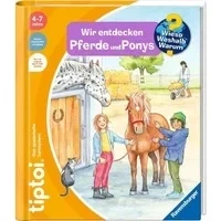 Abbildung von Ravensburger Buch &quot;tiptoi Wieso? Weshalb? Warum? Wir entdecken Pferde und Ponys&quot;, Made in Europe, FSC schützt Wald weltweit