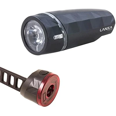 Abbildung von Beleuchtungsset Spanninga Lanza + Dot Rear Battery