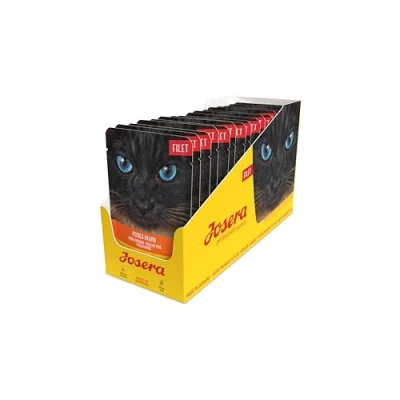 Abbildung von JOSERA Filet Pures Huhn (16 x 70 g) Adult Premium Nassfutter für ausgewachsene Katzen mit 40% Hühnerfilet getreidefrei Katzenfutter nass im Frischebeutel 16er Pack
