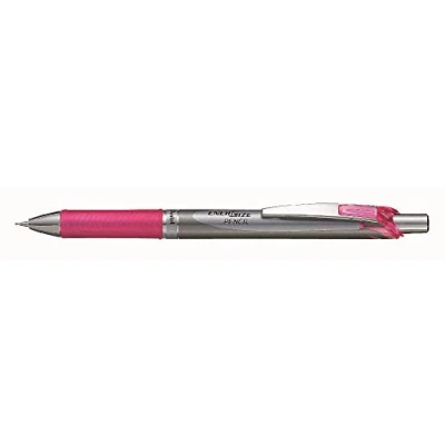 Abbildung von Pentel Energize PL77 P Druckbleistifte, 0,7 mm, Aluminium/Rosa, 12 Stück