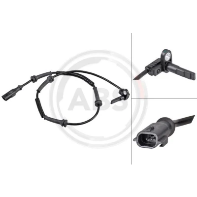 Abbildung von A.B.S. 32055 ABS Sensor 780 OPEL: Vivaro B Combi, Kastenwagen, RENAULT: Trafic 3 FIAT: Talento Bus, Kastenwagen
