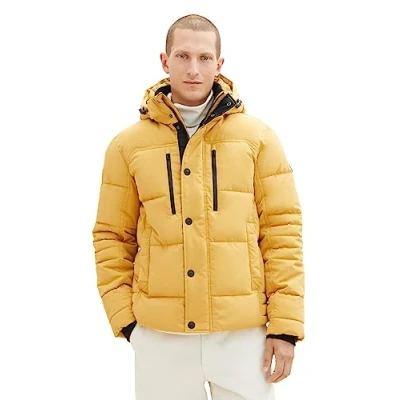 Abbildung von TOM Tailor Padded Winterjacke, Herren, Größe: XXL, Golden fall