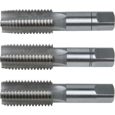 Abbildung von KS TOOLS 331.2080 Gewindebohrer Satz M8x1,25 56, 22 Schnellarbeitsstahl