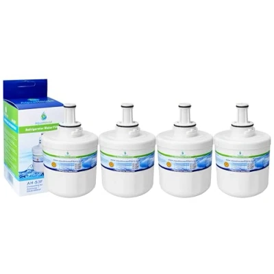 Abbildung von 4x AquaHouse AH S3F Wasserfilter kompatibel für Samsung Kühlschrank DA29 00003F, HAFIN1/EXP, DA97 06317A B, 00003A, 00003B