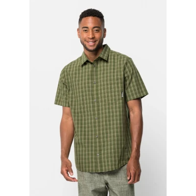 Abbildung von Jack Wolfskin HOT Springs Hemd, Herren, Größe: Large, Greenwood checks