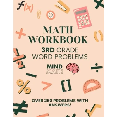 Abbildung von Math Workbook 3rd Grade Word Problems: Over 250 Problems with Answers
