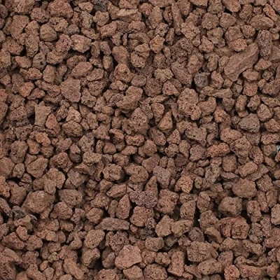 Abbildung von GarPet Lavasteine Lavastein Lavagranulat Grill Garten Lavamulch Lavakies Rot 20 L 8 16