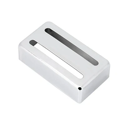 Abbildung von Gitarren Tonabnehmer Abdeckung, Metallgehäuse, Messing Humbucker für E (Silber), Wie abgebildet., einheitsgröße, Klassisch