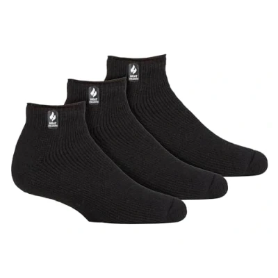 Abbildung von HEAT HOLDERS 3er Pack Herren Sneaker Socken Warm Thermosocken with Verstärkter Ferse und Zehen (39 45, Schwarz)