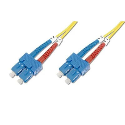 Abbildung von Assmann LWL Patchk., SC/SC OS2, Singlemode 09/125 µ, Duplex, 3m