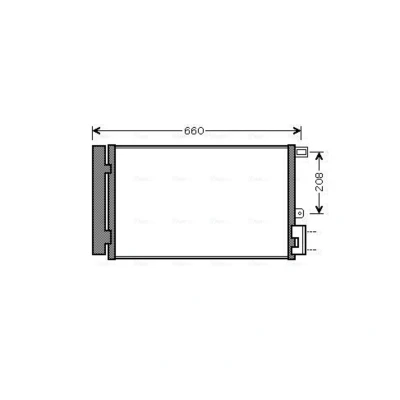 Abbildung von Kondensator, Klimaanlage AVA COOLING FTA5357D