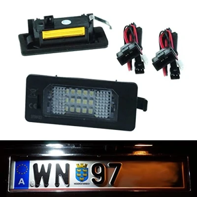 Abbildung von Do!LED ADP LED Kennzeichenbeleuchtung (nur großer Stecker 13mm breit!) Xenon Weiss mit E Prüfzeichen
