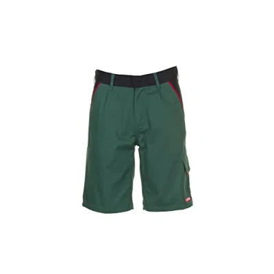 Abbildung von Planam Highline Herren Shorts grün schwarz rot Modell 2375 Größe XL