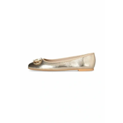 Abbildung von LIU JO Effect Flats Klassischer Ballerina, Damen, Größe: 36, Gold coloured Schuhe